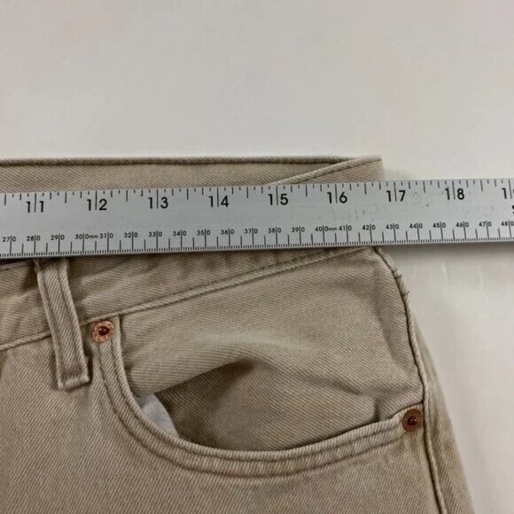 Levi's Men's Straight Jeans in Beige - Picture 7 of 10